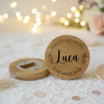 Abrebotellas de madera con imán personalizado