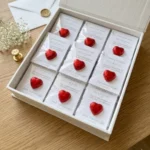 Tarjeta de agradecimiento con bombón de chocolate - Imagen 2