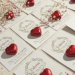 Tarjeta de agradecimiento con bombón de chocolate - Imagen 4