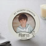 Marco con Imán de madera personalizado comunión - Imagen 4