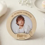 Marco con Imán de madera personalizado comunión