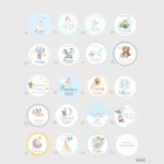 Bolsa de peladillas con etiqueta personalizada para bautizo o comunión - Imagen 8