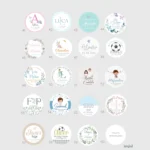 Bolsa de peladillas con etiqueta personalizada para bautizo o comunión - Imagen 7