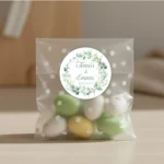 Bolsa de peladillas con etiqueta personalizada para bautizo o comunión - Imagen 5