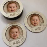 Marco portafoto con imán para bautizo, diseño personalizado - Imagen 6