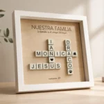 Cuadro Familiar Personalizado - Estilo Scrabble - Imagen 3