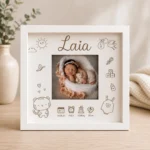 Marco personalizado de nacimiento con foto (más modelos) - Imagen 4