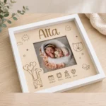 Marco personalizado de nacimiento con foto (más modelos) - Imagen 6